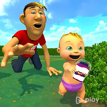 Rainbow Prank: Hide Daddy