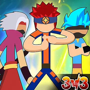 Stick Ninja - 3v3 Battle