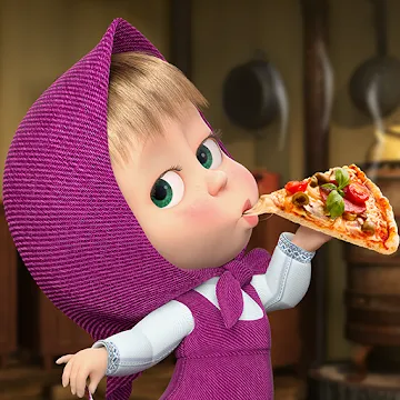 Маша и Медведь: Пиццерия Игра! Готовим Пиццу! ?