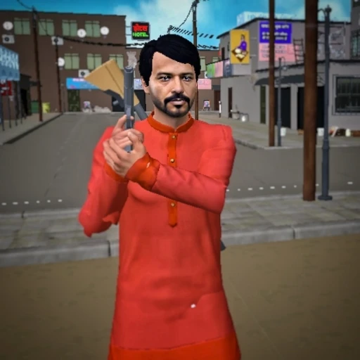 Индийский уличный гангстер Sim 3D