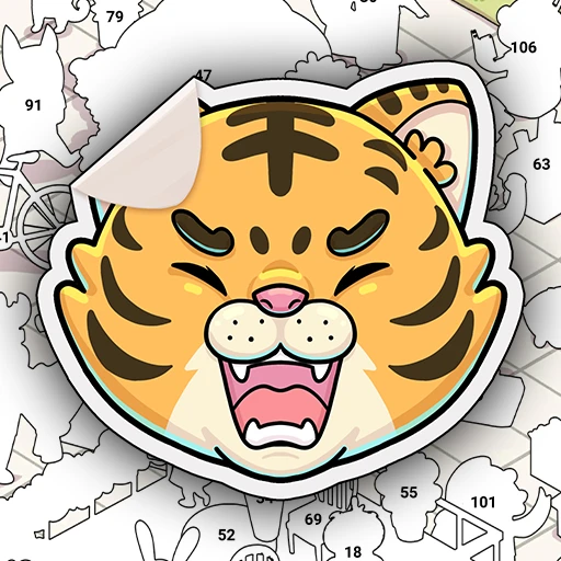 Sticker Bliss – Раскраска