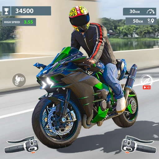 Traffic Bike: Вождение по городу 3D
