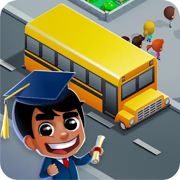Idle High School Tycoon - Management Game
