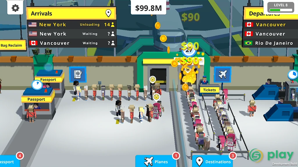 Idle Tap Airport — скриншот 4