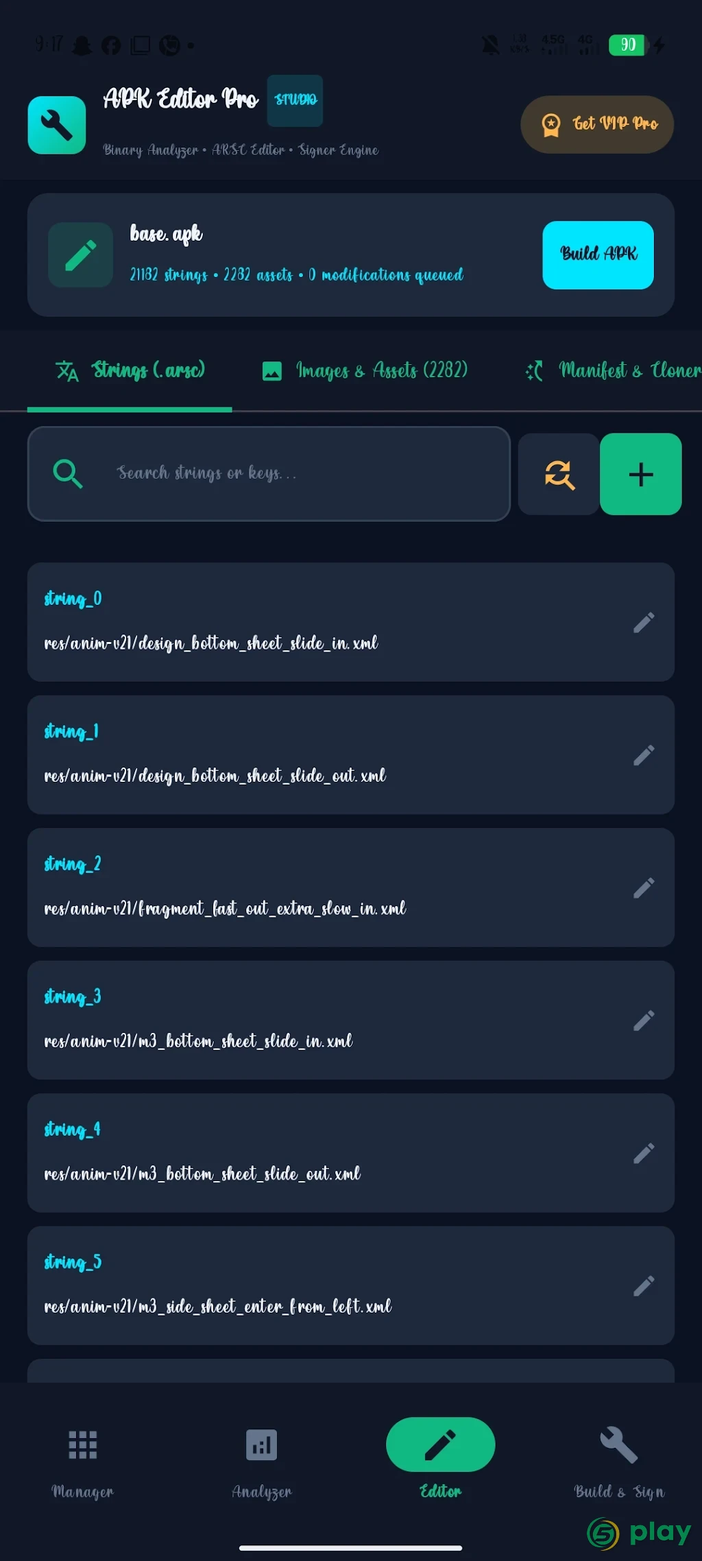 APK Editor Pro — скриншот 3