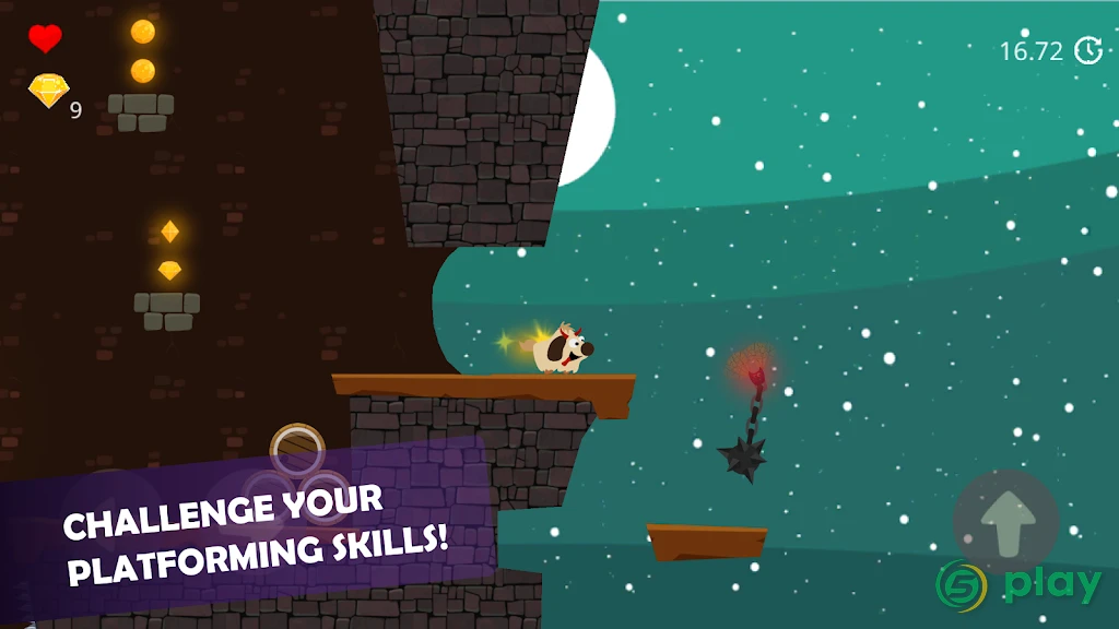 Doge and the Lost Kitten - 2D Platform Game — скриншот 8