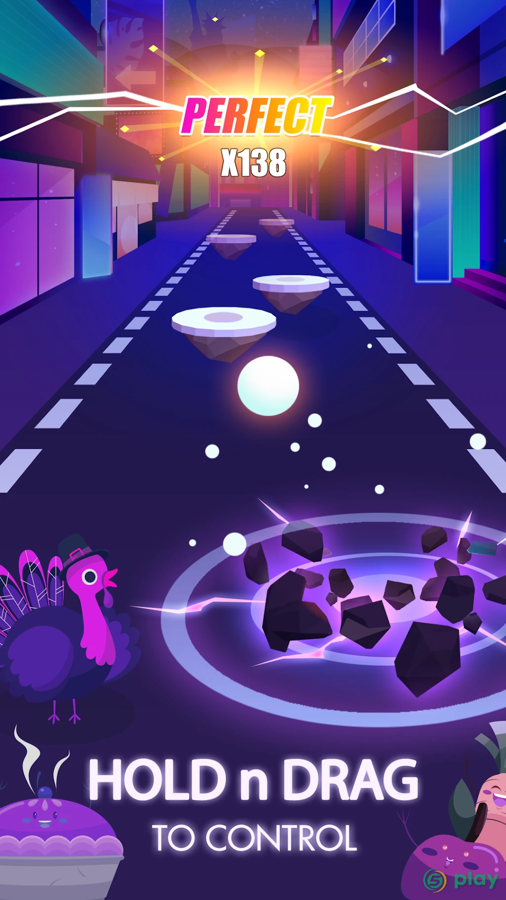 Hop Ball 3D — скриншот 2