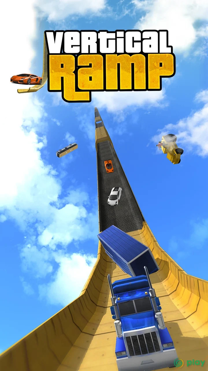 Vertical Ramp Impossible 3D — скриншот 2