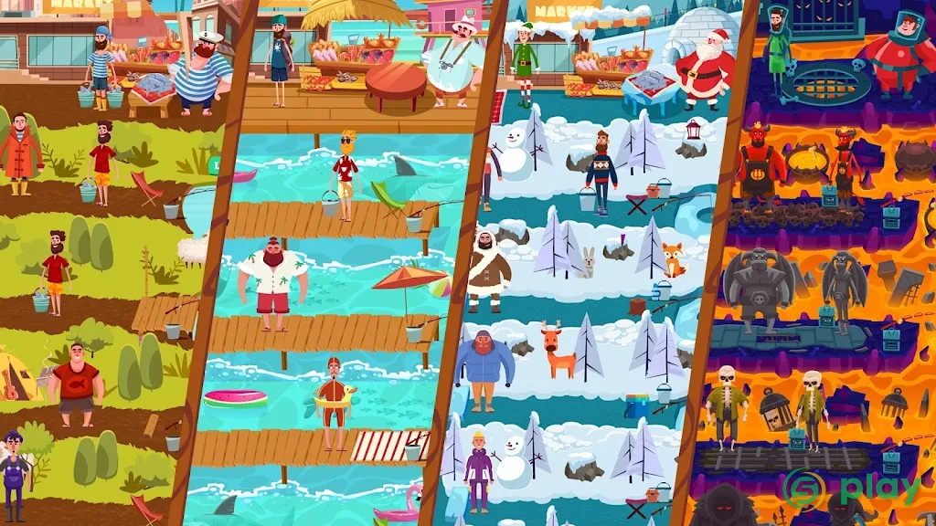 Idle Fisher Tycoon - рыбалка, рыбак, магнат — скриншот 1