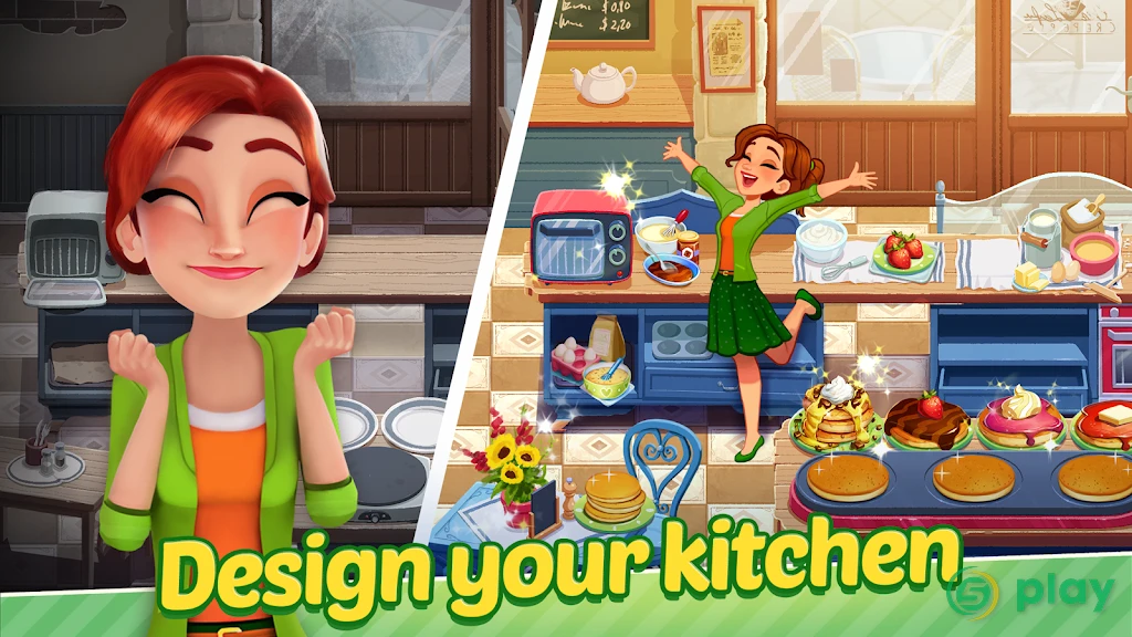 Delicious World - Romantic Cooking Game — скриншот 1