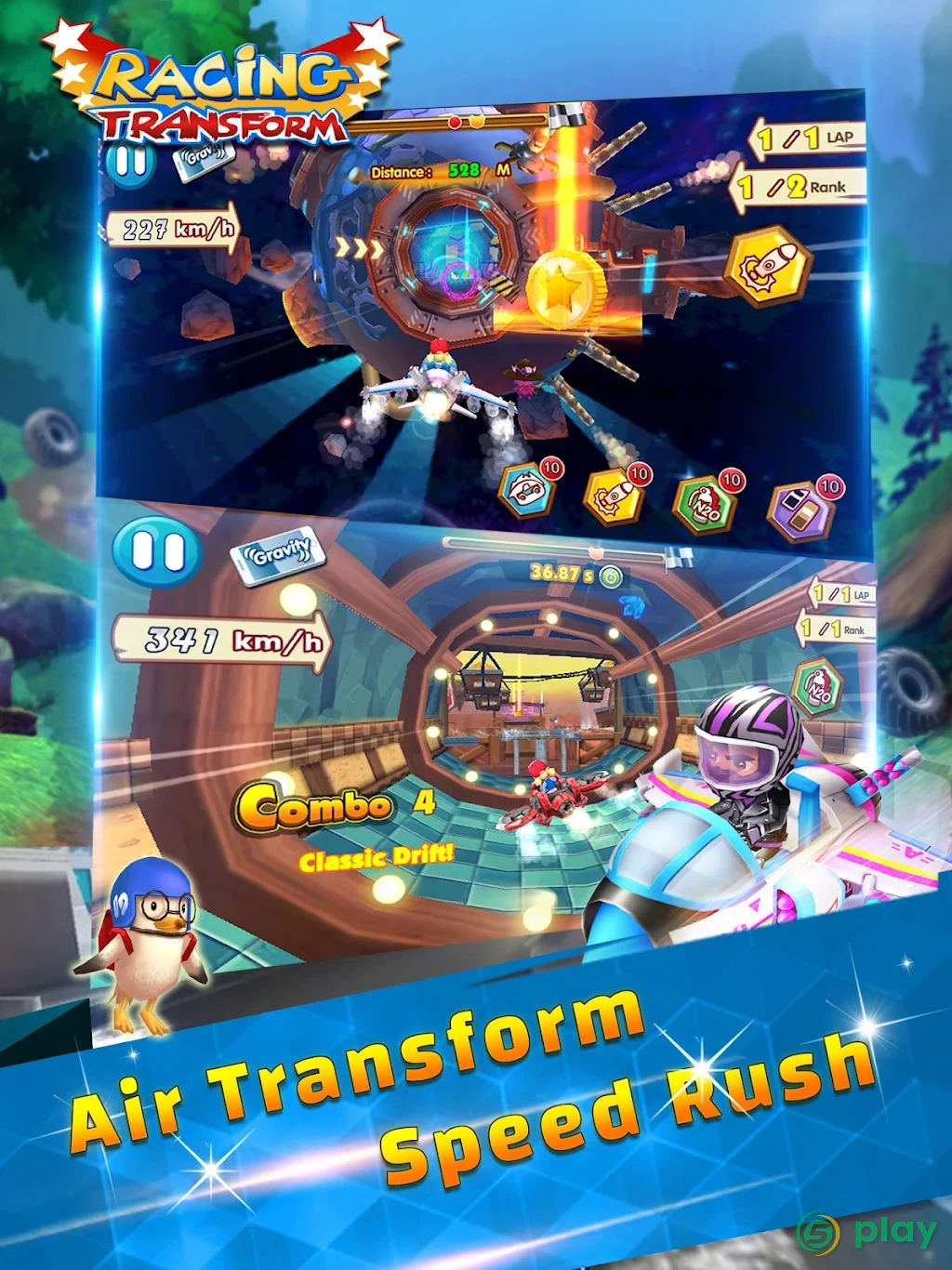 Racing Transform - Skyland Race — скриншот 5