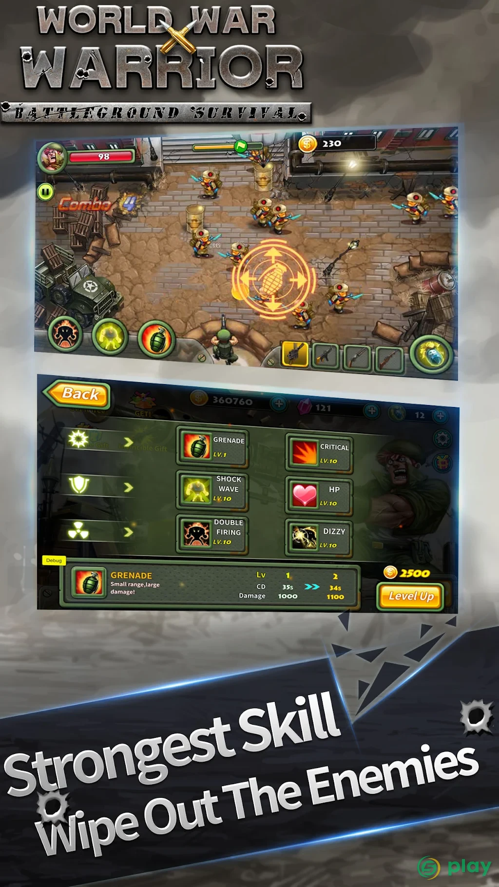World War Warrior - Battleground Survival — скриншот 4