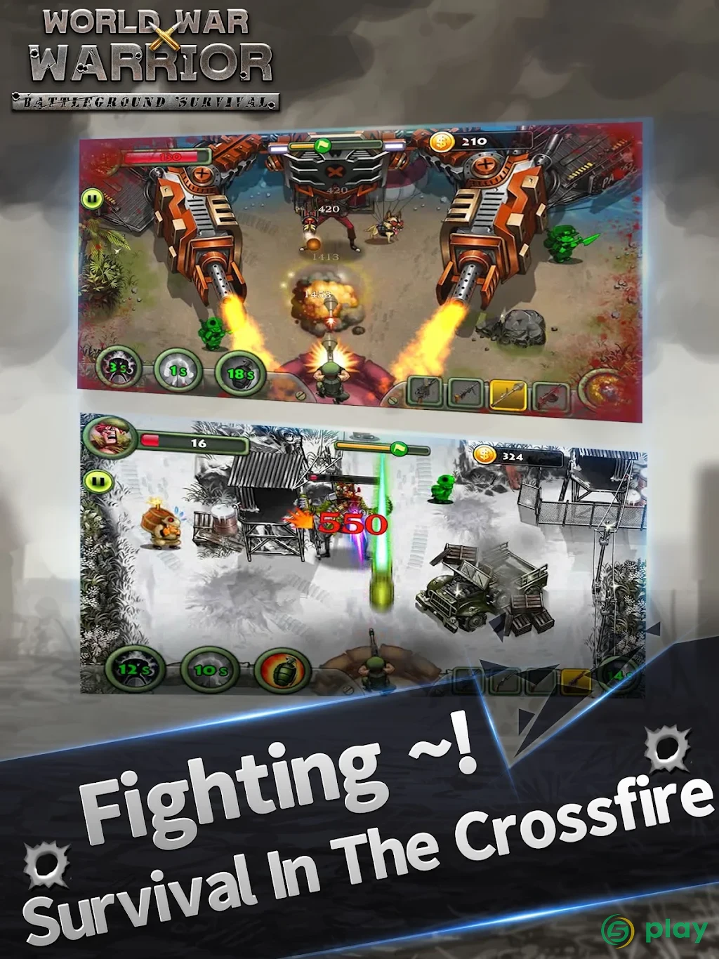 World War Warrior - Battleground Survival — скриншот 6