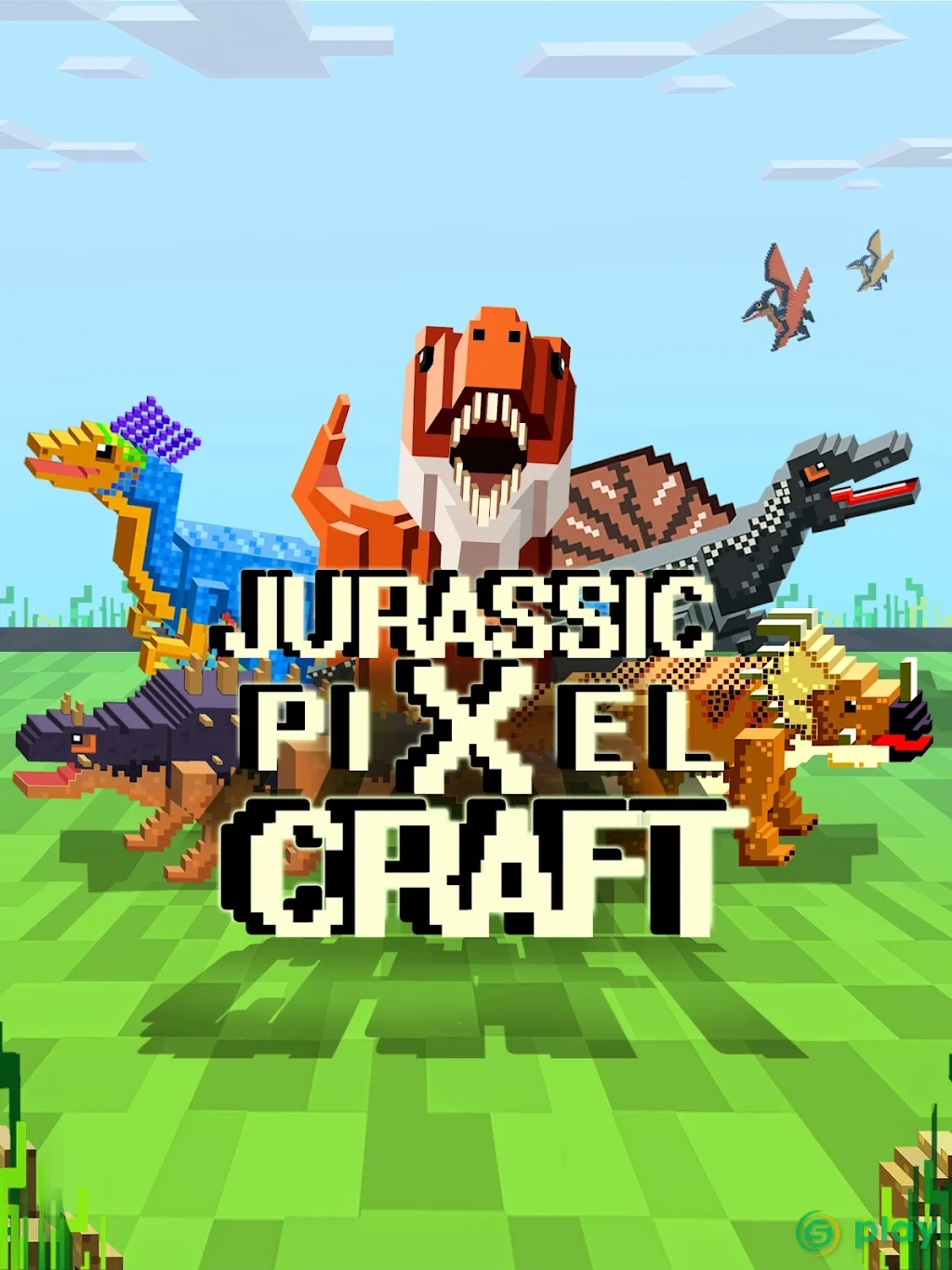 Jurassic Pixel Craft: dino age — скриншот 1
