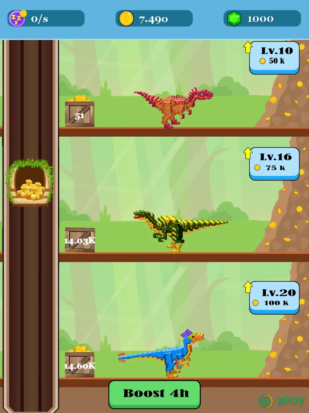 Jurassic Pixel Craft: dino age — скриншот 5