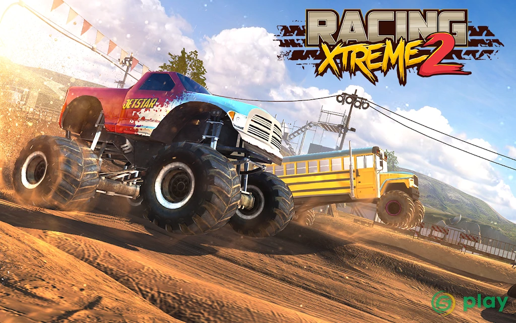 Racing Xtreme 2: Top Monster Truck & Offroad Fun — скриншот 3