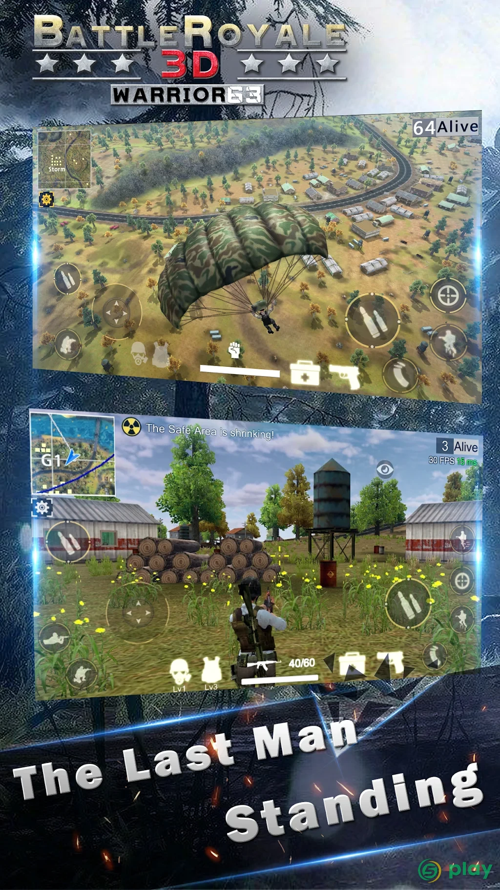 Battle Royale 3D - Warrior63 — скриншот 1