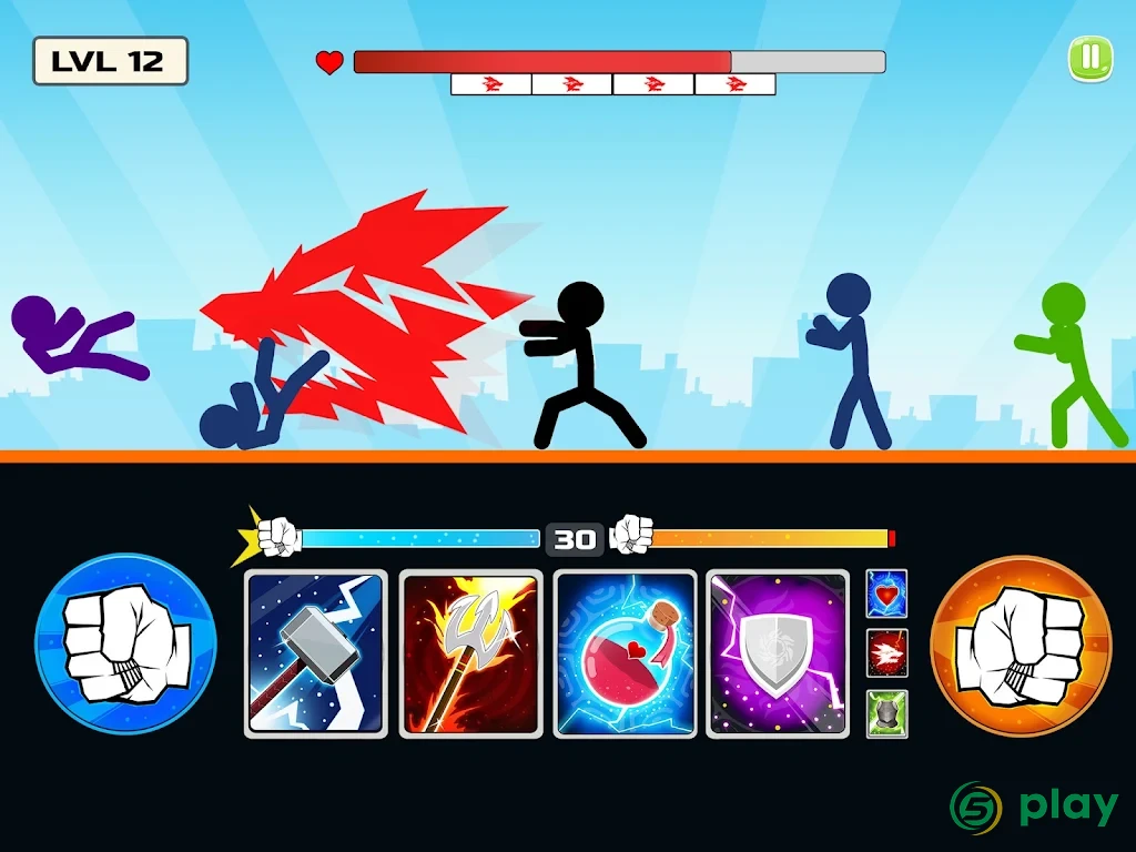 Stickman Fighter: Mega Brawl — скриншот 9