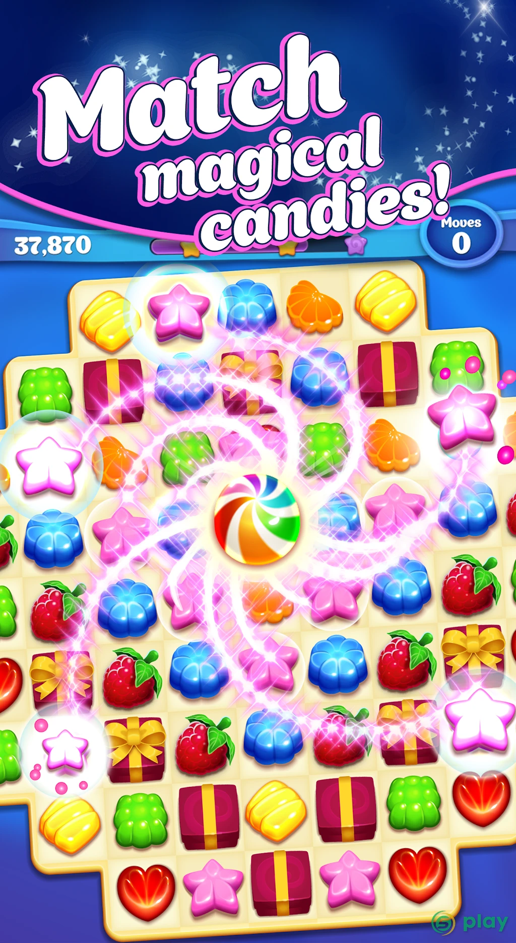 Crafty Candy - Match 3 Adventure — скриншот 2