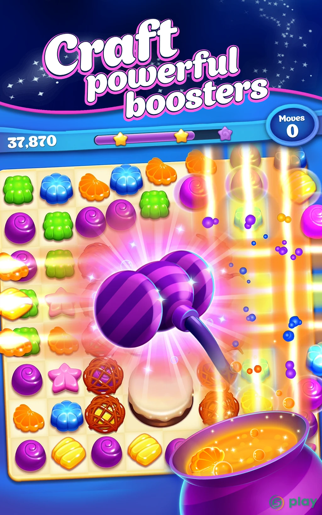 Crafty Candy - Match 3 Adventure — скриншот 9