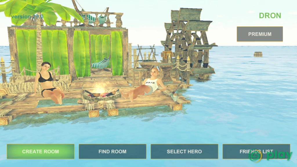 Raft Survival: Multiplayer — скриншот 1