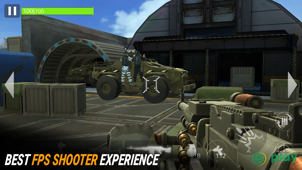 Fire Sniper Combat: FPS 3D Shooting Game — скриншот 4