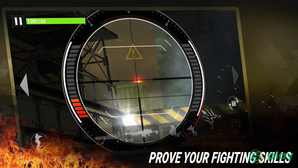 Fire Sniper Combat: FPS 3D Shooting Game — скриншот 8