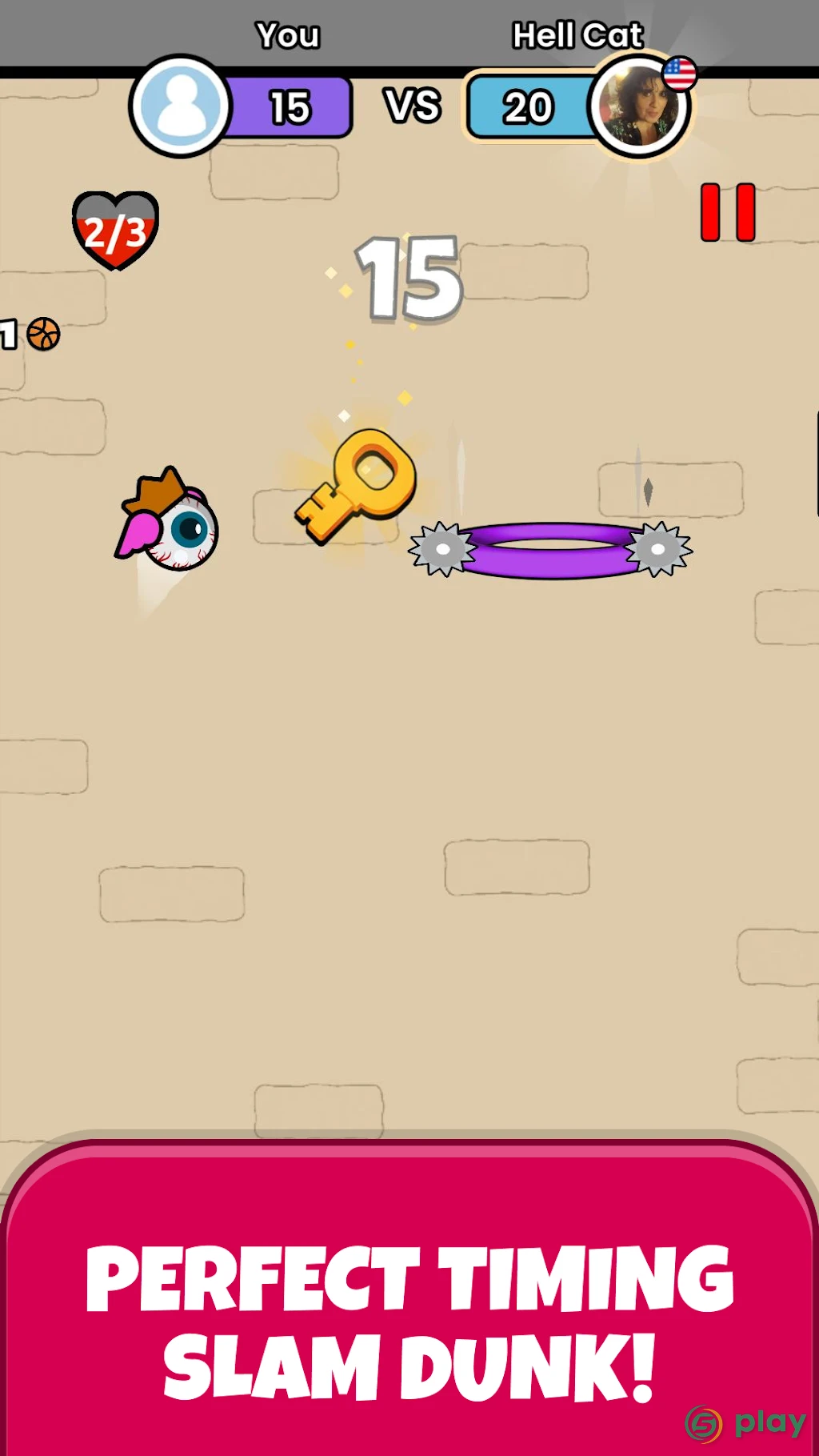 Flappy Dunk — скриншот 2