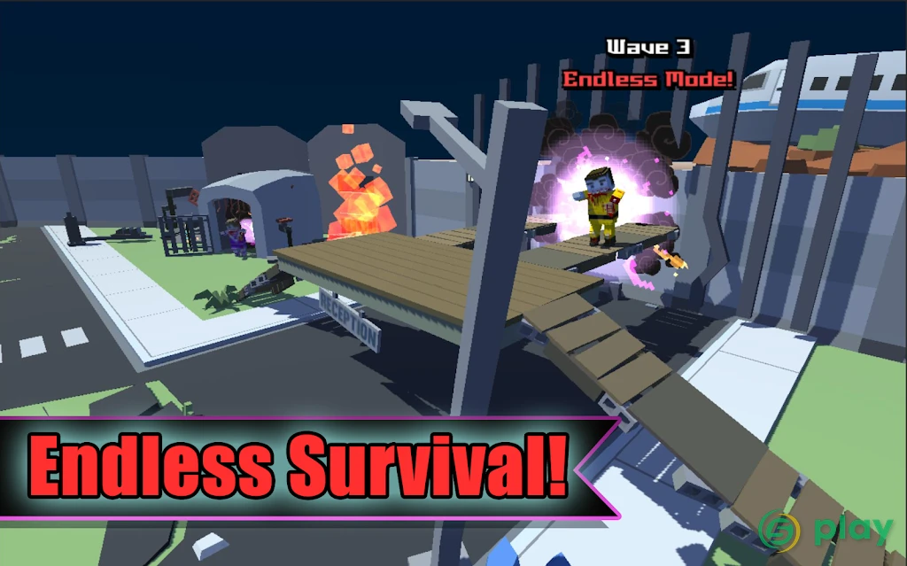 Blocky Zombie Survival — скриншот 3