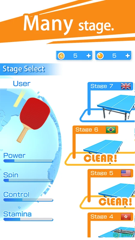 Table Tennis 3D Virtual World Tour Ping Pong Pro — скриншот 5