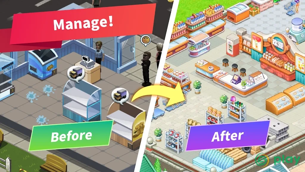 My Supermarket Story : Store tycoon Simulation — скриншот 3