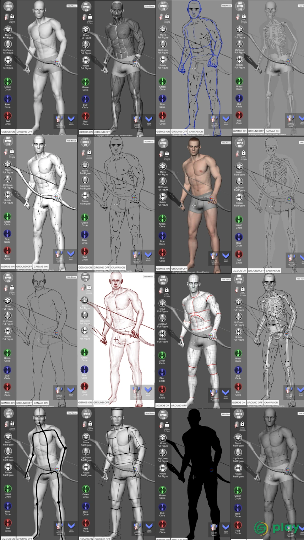 Pose Tool 3D — скриншот 2
