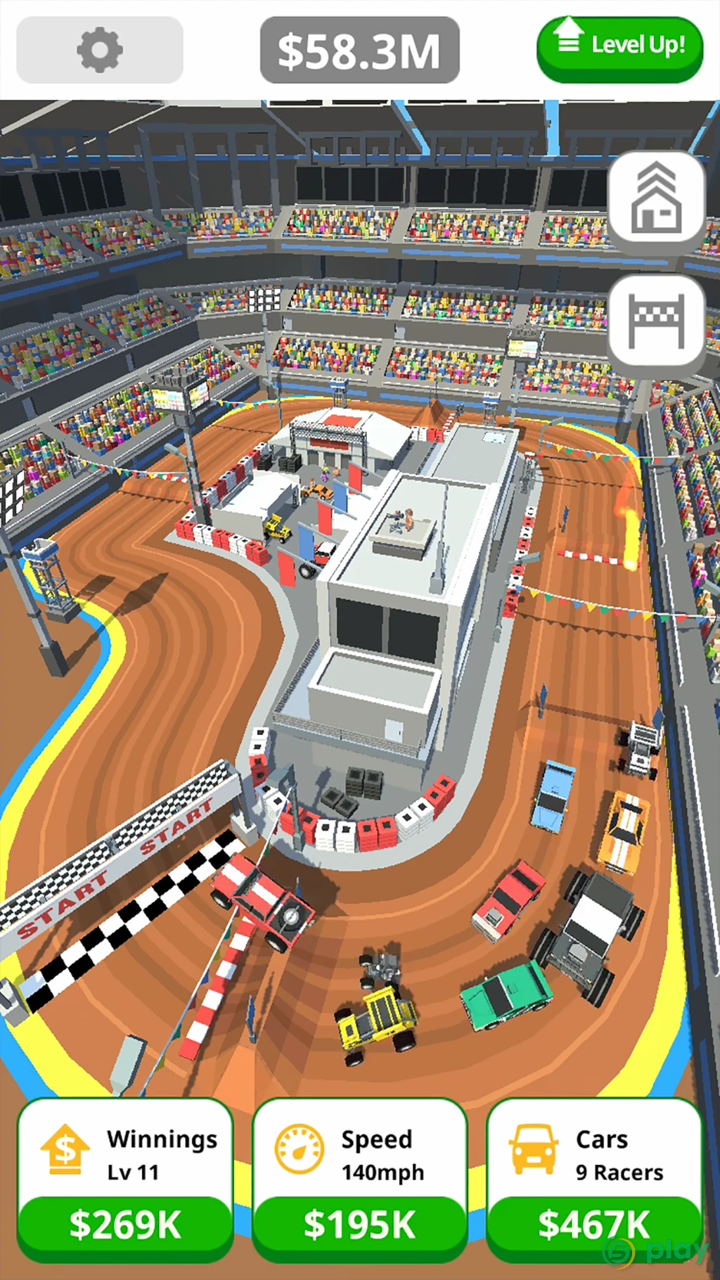 Idle Tap Racing — скриншот 2