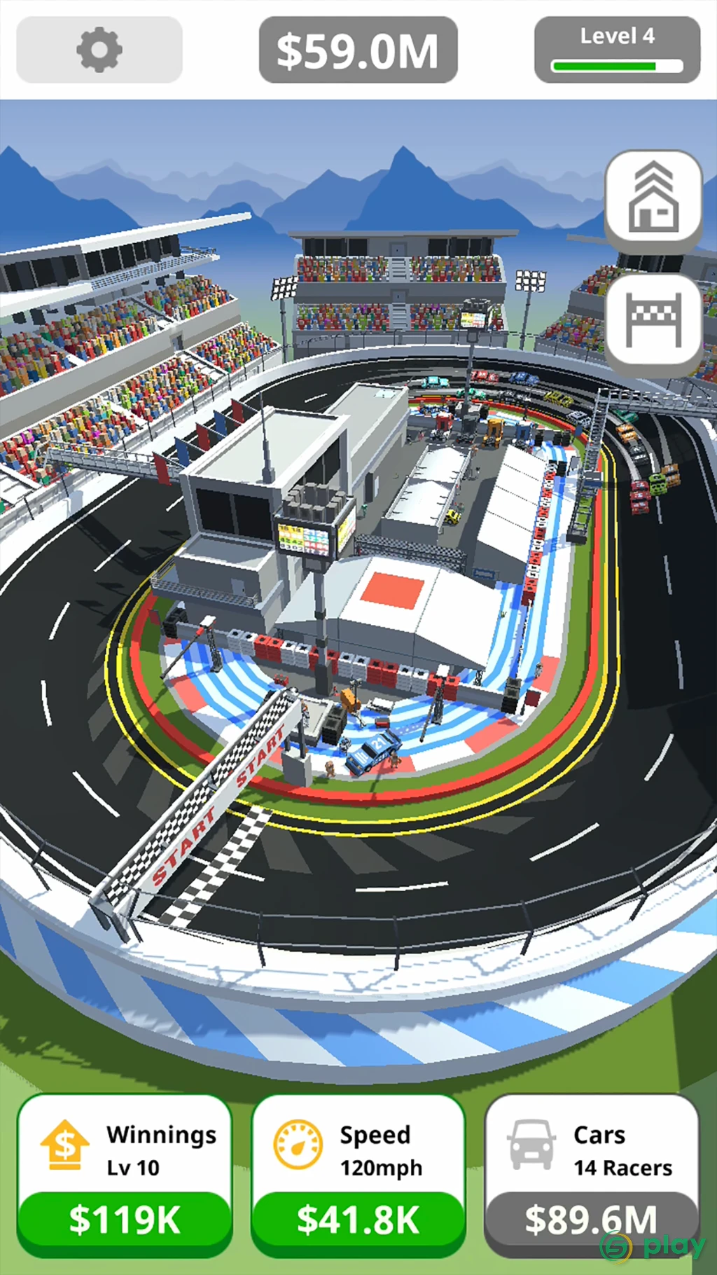 Idle Tap Racing — скриншот 4