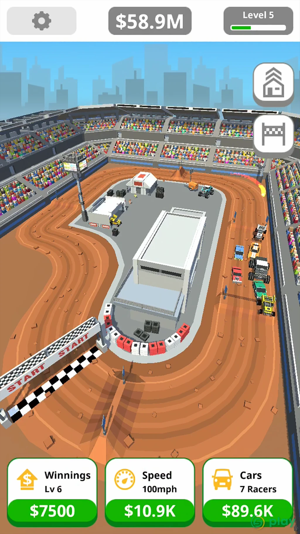 Idle Tap Racing — скриншот 5