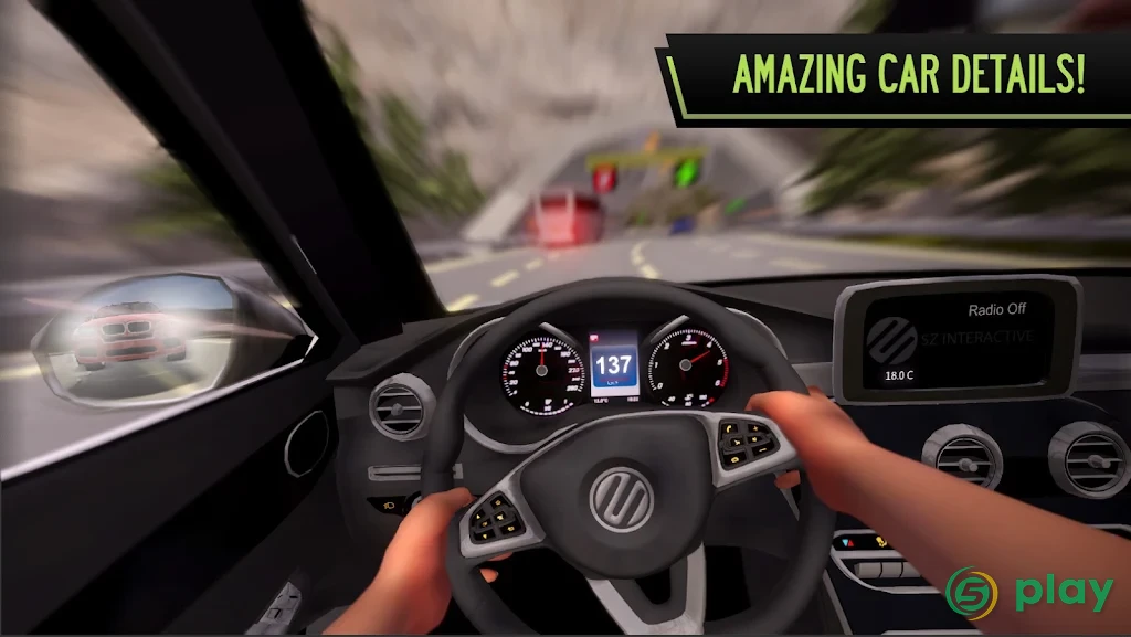 POV Car Driving — скриншот 2