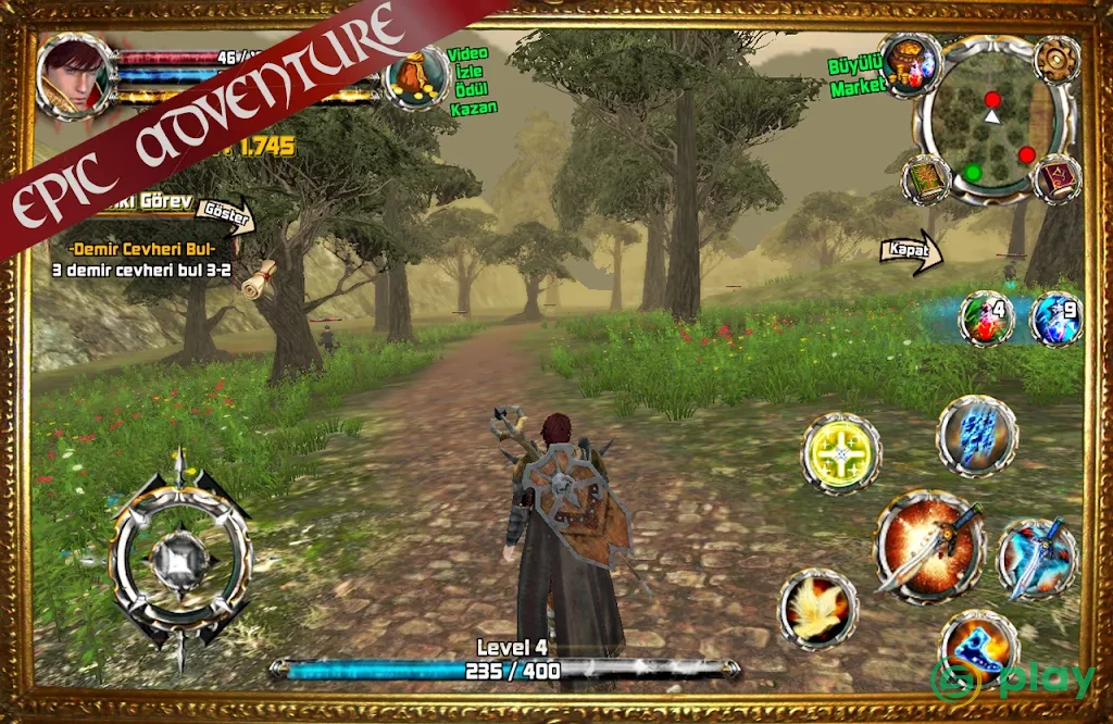 Kingdom Quest Crimson Warden 3D RPG — скриншот 1