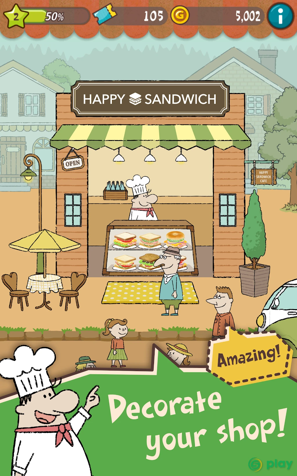 Happy Sandwich Cafe — скриншот 15