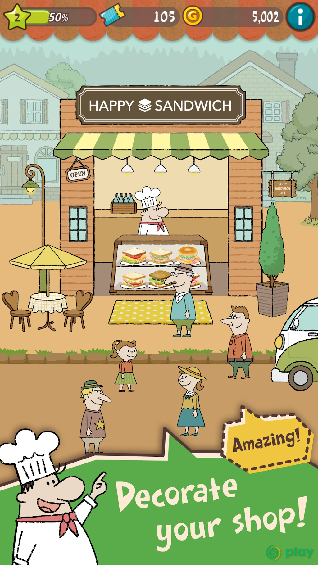Happy Sandwich Cafe — скриншот 5