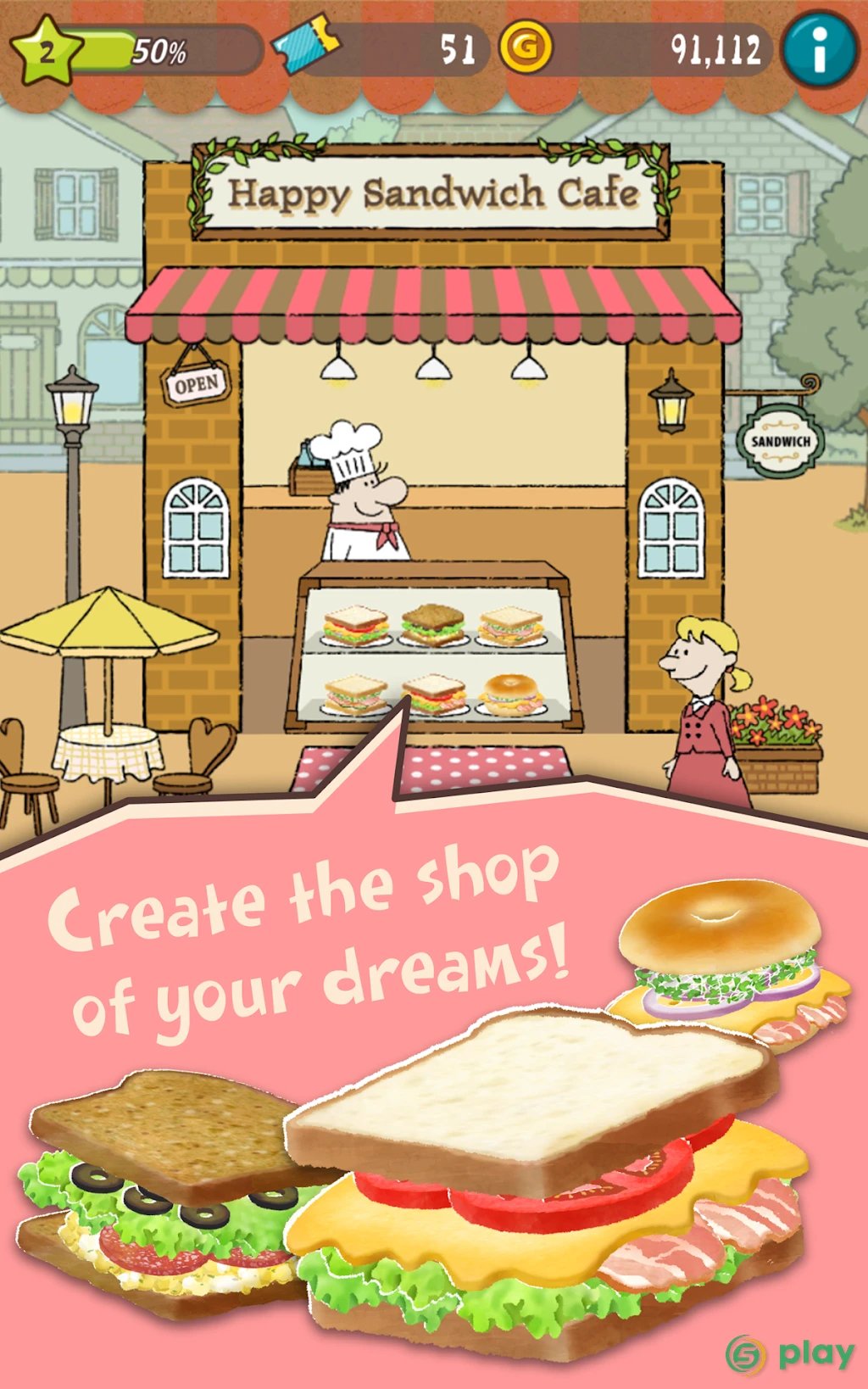 Happy Sandwich Cafe — скриншот 6