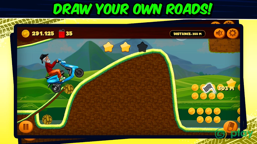 Road Draw 2: Moto Race — скриншот 4