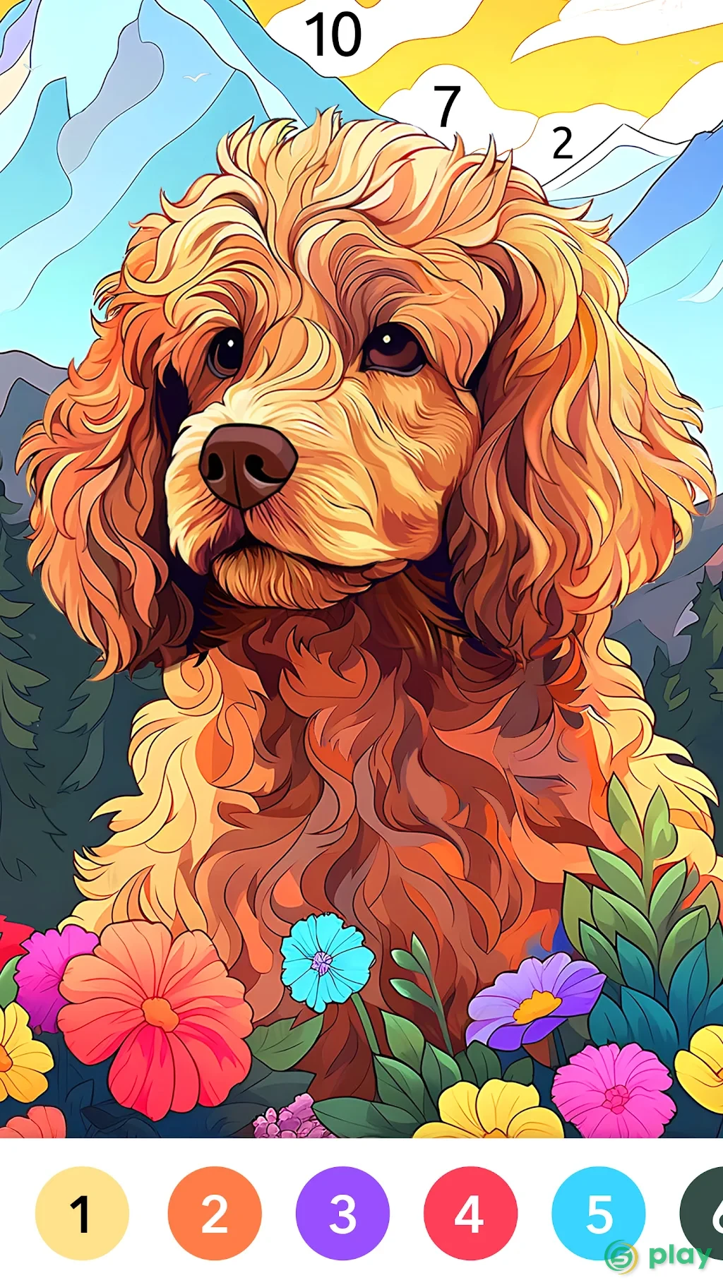 Paint.ly - Раскраска по цифрам — скриншот 1