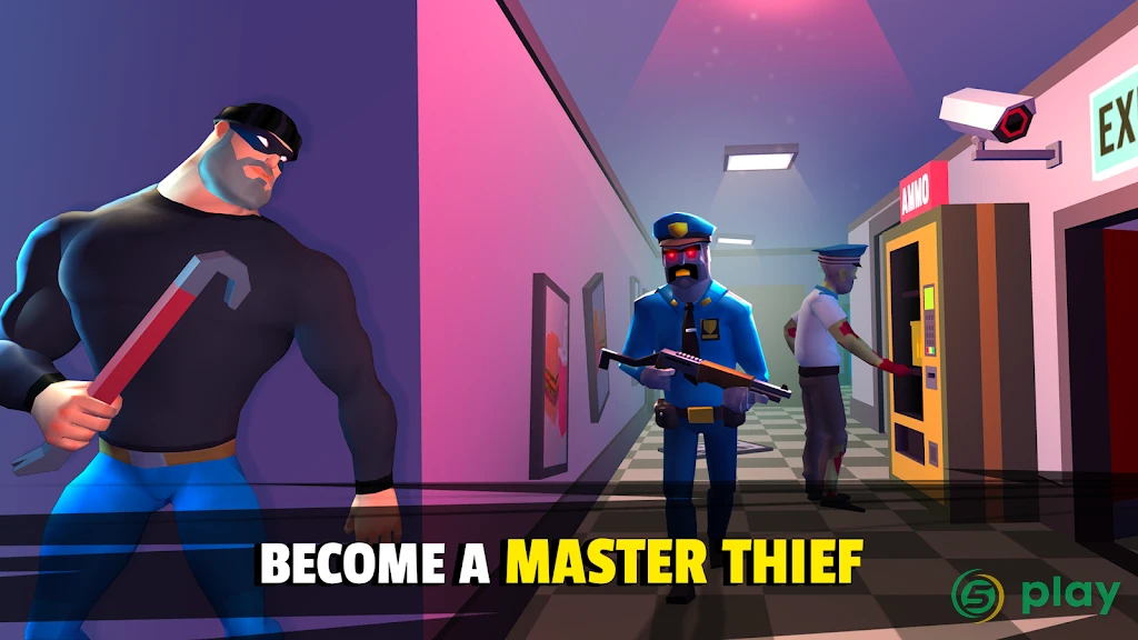 Robbery Madness - Крадущийся грабитель FPS добыча — скриншот 1