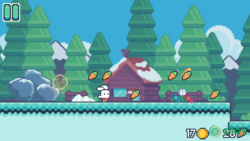 Yeah Bunny 2 - pixel retro arcade platformer — скриншот 6
