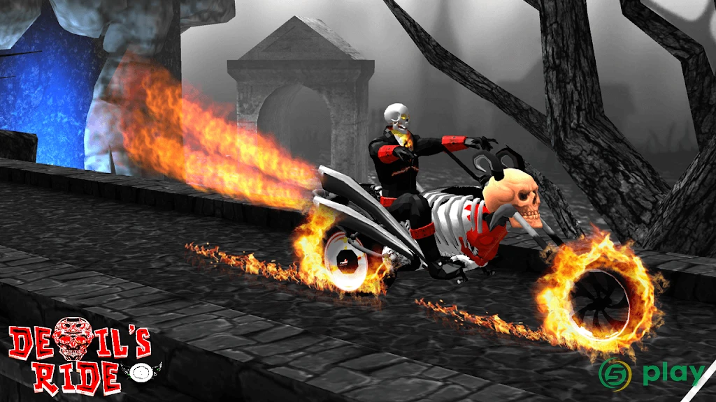 Devil's Ride: Bike Stunt Game — скриншот 1