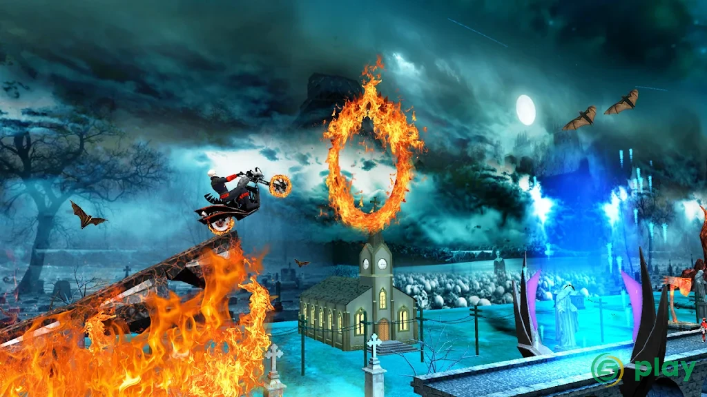 Devil's Ride: Bike Stunt Game — скриншот 4