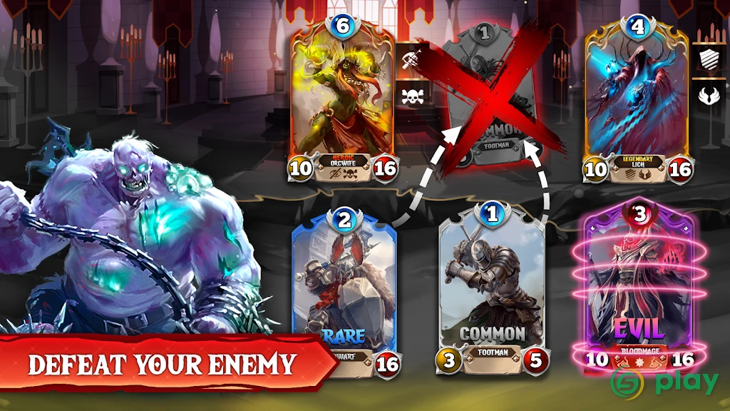 Shadow Deck: Heroes Card Battle games кки — скриншот 1