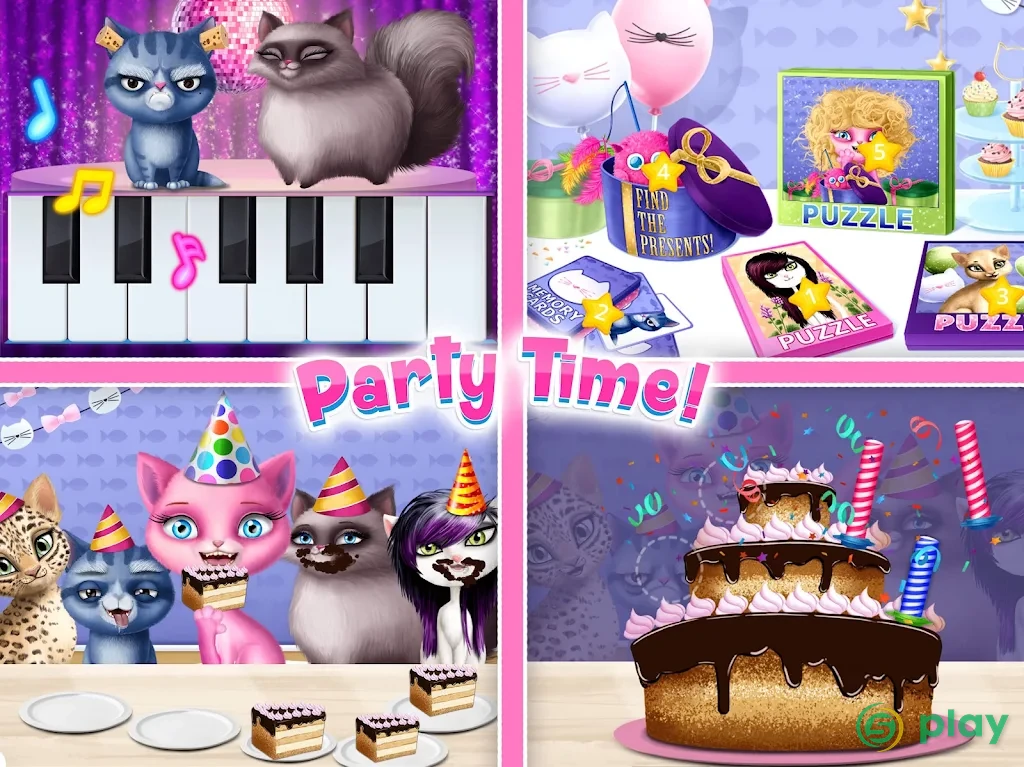 Cat Hair Salon Birthday Party - Virtual Kitty Care — скриншот 15