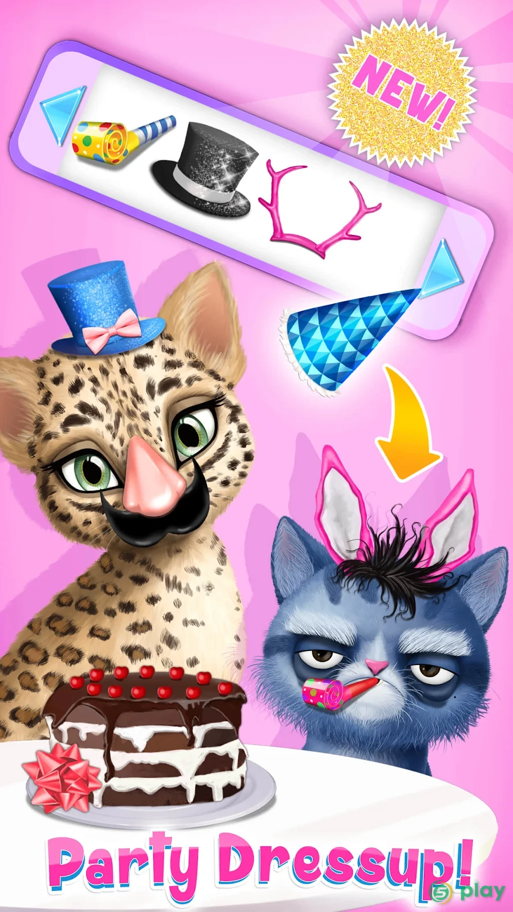 Cat Hair Salon Birthday Party - Virtual Kitty Care — скриншот 6