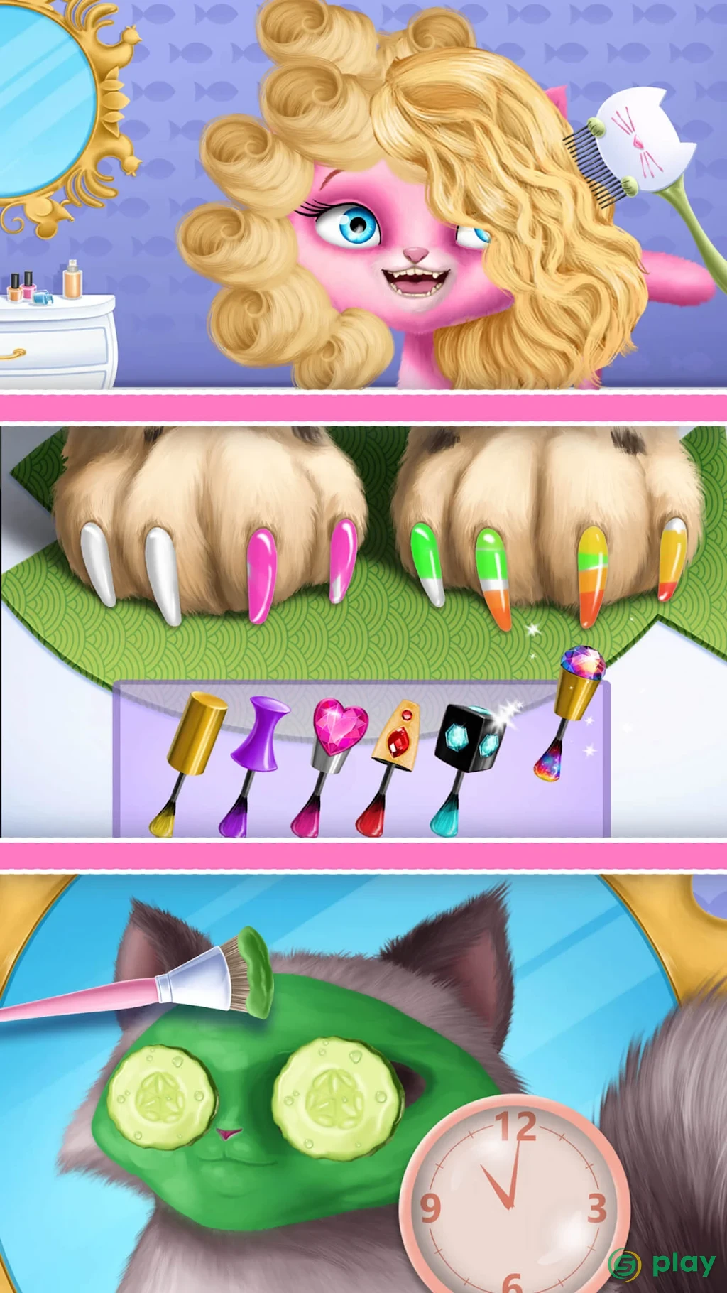 Cat Hair Salon Birthday Party - Virtual Kitty Care — скриншот 8